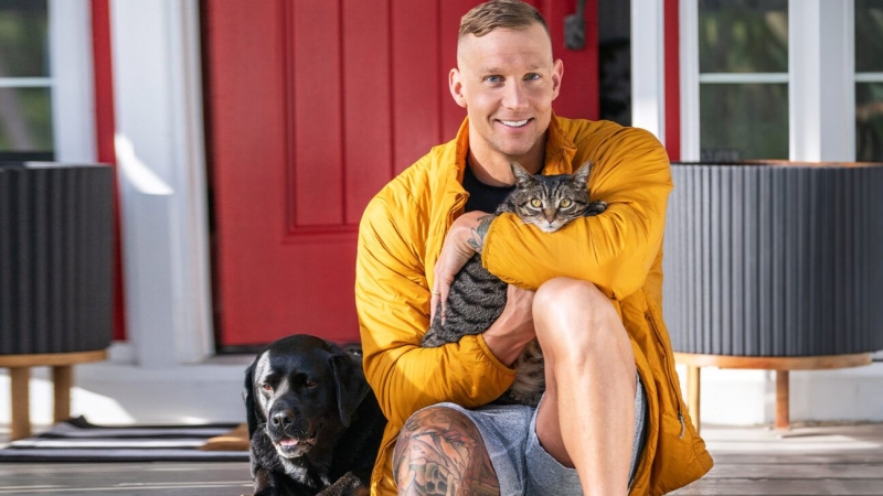 How Olympian Caeleb Dressel’s Cat Rems and Dog Jane Help Him Through ‘Rough Days’